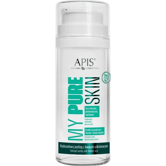 APIS My Pure Skin Hydrogel Peeling z kwasem szikimowym, 100 ml