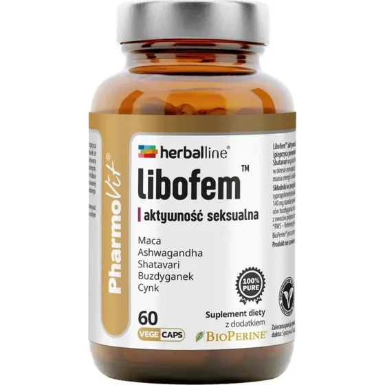 Pharmovit Libofem™ Suplement diety na aktywność seksualną, 60 kapsułek