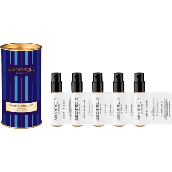 Bibliotheque de Parfum Warm & Addictive zestaw 5x2ml