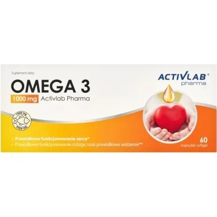 Activlab Omega 3 1000 mg 60 kapsuek