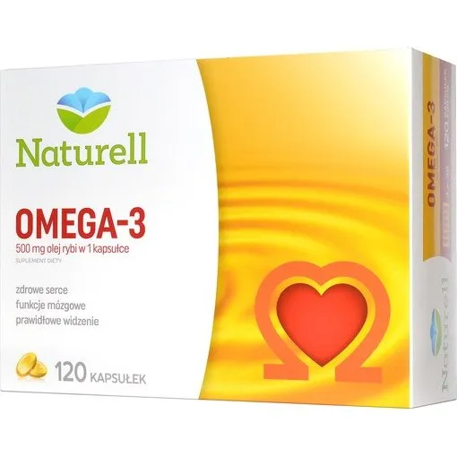 Naturell Omega-3 500 mg, 120 kapsułek