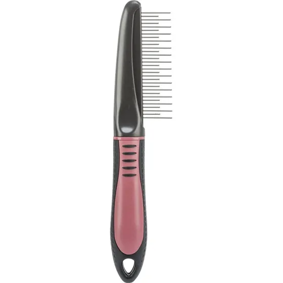 Trixie Grzebie Combi-Comb Odkaczajcy 22 cm, czarno-rowy