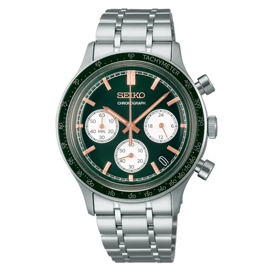 Seiko SSB481P1 Sport Chronograph zielona tarcza