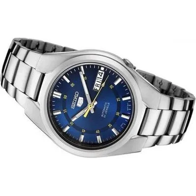 Seiko SNK615K1 zegarek męski 38 mm niebieska tarcza