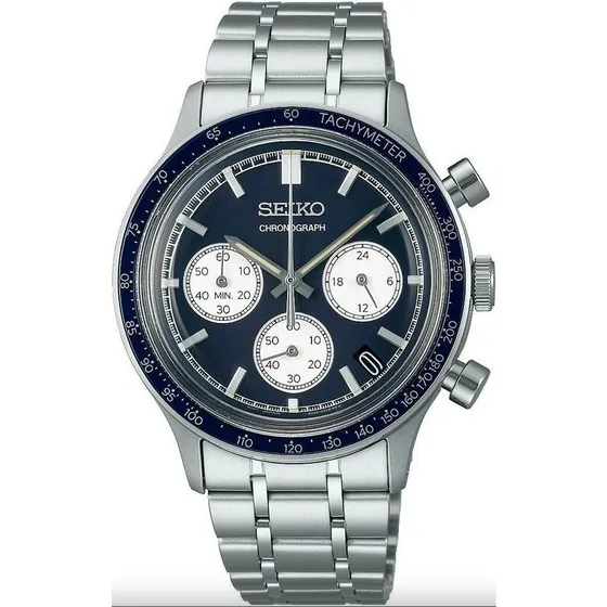 Seiko SSB477P1 Chronograph granatowy 38,7 mm