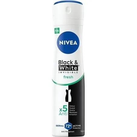 Nivea Black & White Invisible Fresh Antyperspirant Spray 250ml