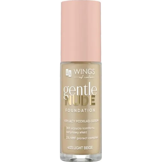 AA Wings of Color Gentle Nude Foundation 403 Light Beige 30 ml