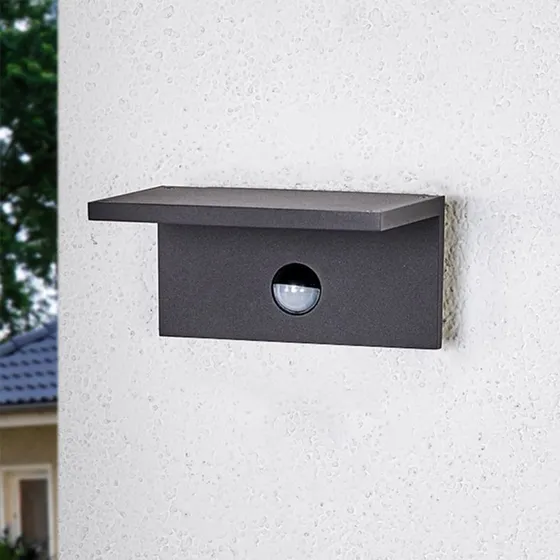 Lucande Darina LED Lampa Ścienna z Czujnikiem Ruchu - Grafit