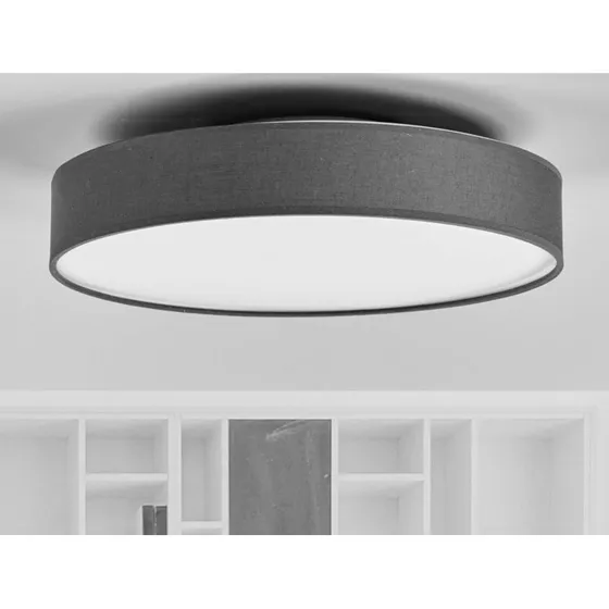 Lindby Saira Lampa Sufitowa LED Ø40 Grey/White