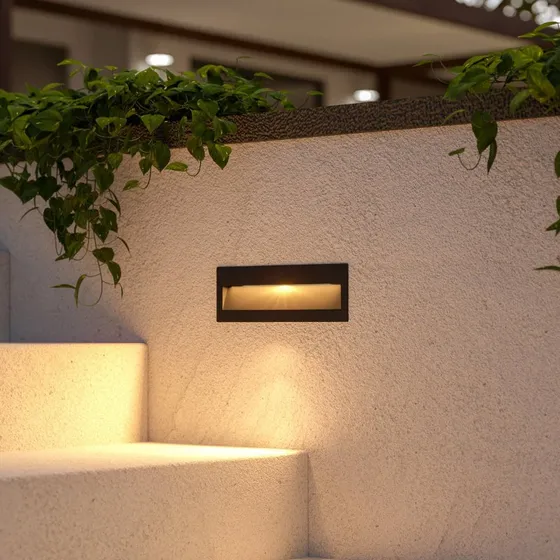 Lucande Loya Oprawa zewnętrzna LED IP54 Ciemnoszara 23x8 cm