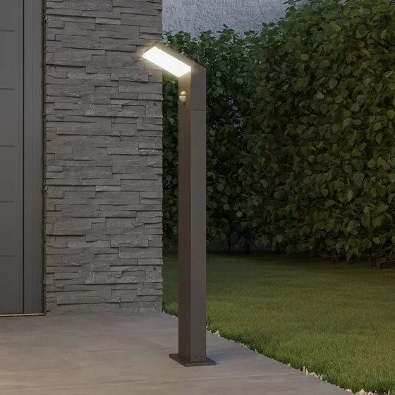 Arcchio Yolena Lampa Ogrodowa LED z Czujnikiem Ruchu, 100cm, Grafit