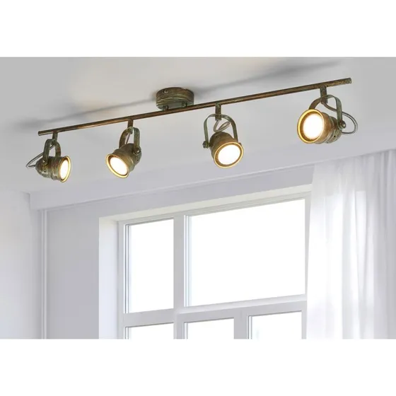 Lindby Leonor Lampa Sufitowa Green - 4-punktowa, 78 cm