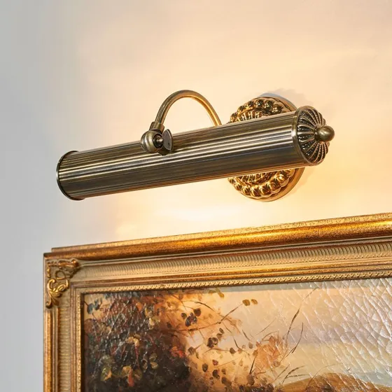 Lindby Joely Lampa Ścienna Antique Brass - Mosiądz, 37 cm