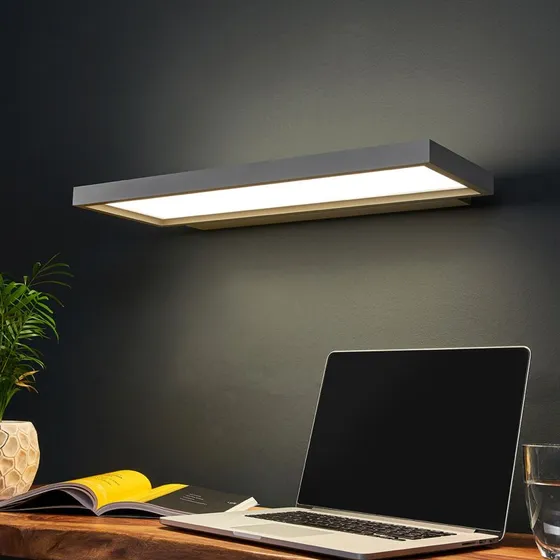 Arcchio Rick Lampa Ścienna Silver/White LED