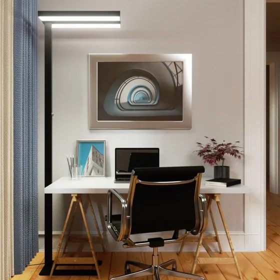 Lampa stojąca Arcchio Logan Basic LED czarna, ściemniana