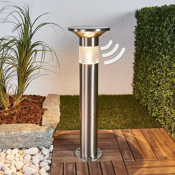 Lindby Jalisa Solarna Lampa Ogrodowa LED ze Stalowej Nierdzewnej Stali