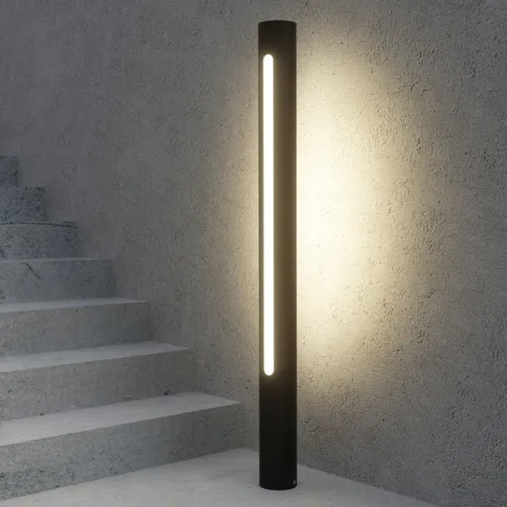 Lucande Tomas H75 Lampa Ogrodowa LED Dark Grey/White
