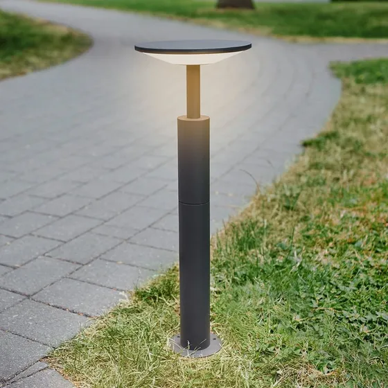 Lucande Fenia Lampa Ogrodowa LED 60cm Antracyt Opal IP65