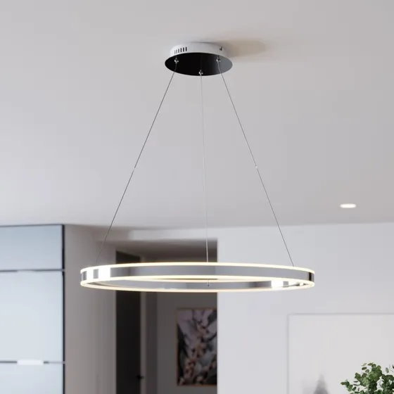 Lyani Lampa Wisząca LED Ø80 Chrome/White Lucande