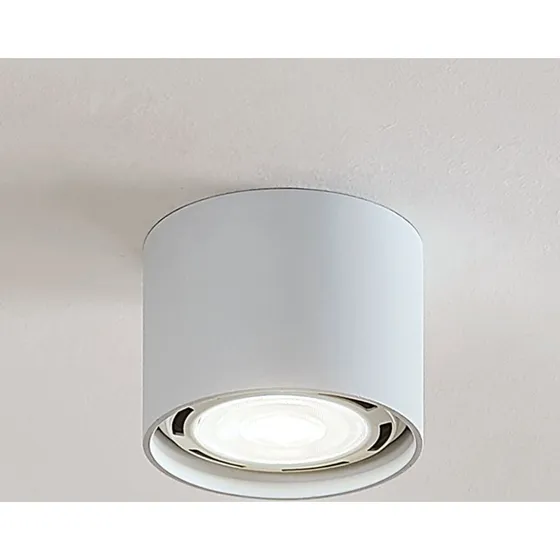 Arcchio Mabel Lampa Sufitowa Biała, Aluminium, Ø 12 cm, GU10