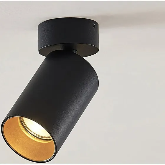 Brinja 1 Lampa sufitowa Round Czarna Arcchio