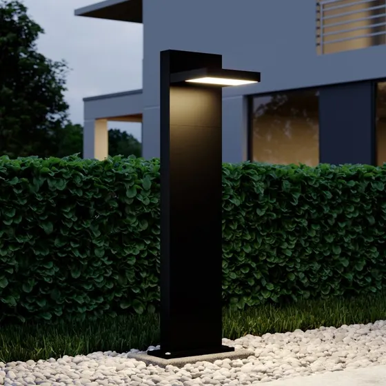 Lucande Silvan Lampa Ogrodowa LED 65 cm, Grafitowa