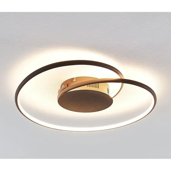Lindby Joline LED Lampa Sufitowa Ø45 Rust