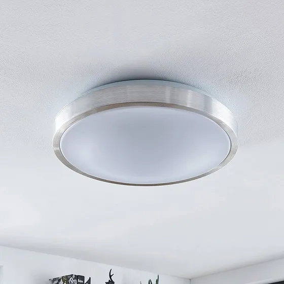 Lindby Emelie Lampa Sufitowa LED Ø42 Alu