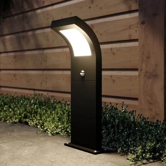 Advik Lampa Ogrodowa H60 z Czujnikiem, 60 cm, Grafit