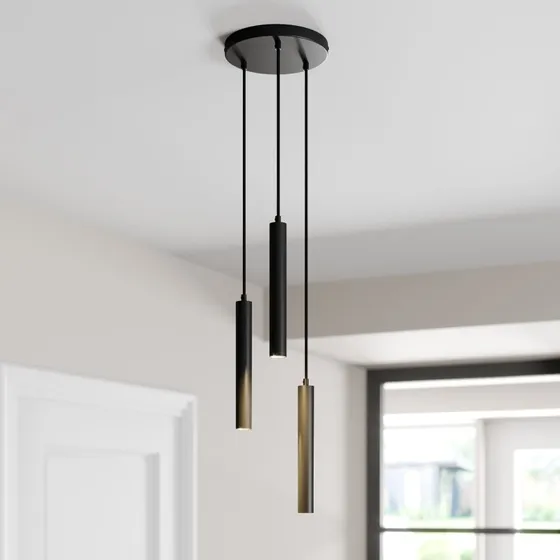 Arcchio Franka Cluster Lampa Wisząca LED Black Ø 24 cm