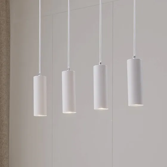 Lindby Joffrey 4 Lampa Wisząca White - Nowoczesna, Biała