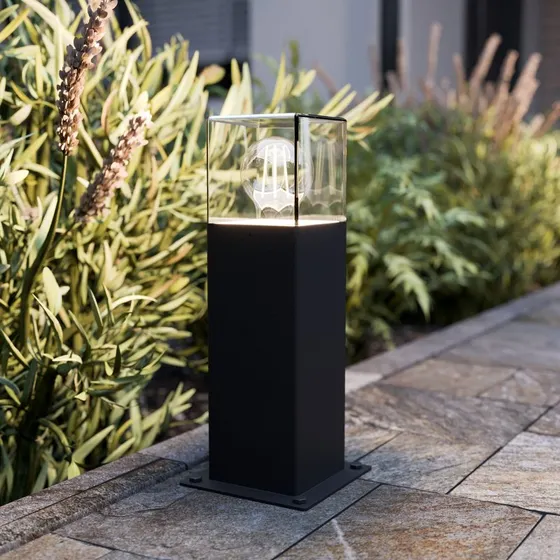 Lucande Keke H30 Lampa Ogrodowa Anthracite - 30 cm