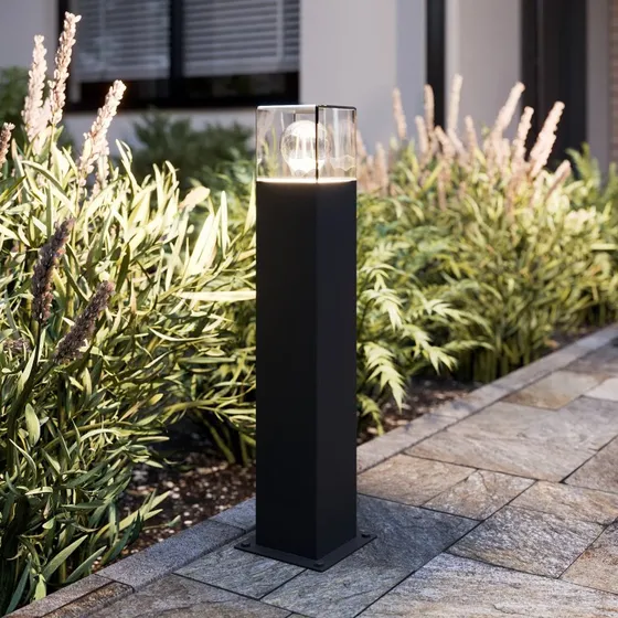 Lucande Keke Lampa Ogrodowa H50 Anthracite - Słupek 50 cm