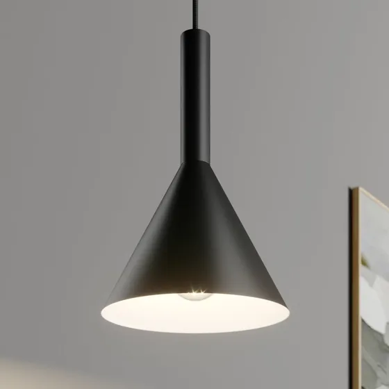 Arcchio Lampa Wisząca Tadej Black/White Ø 19 cm