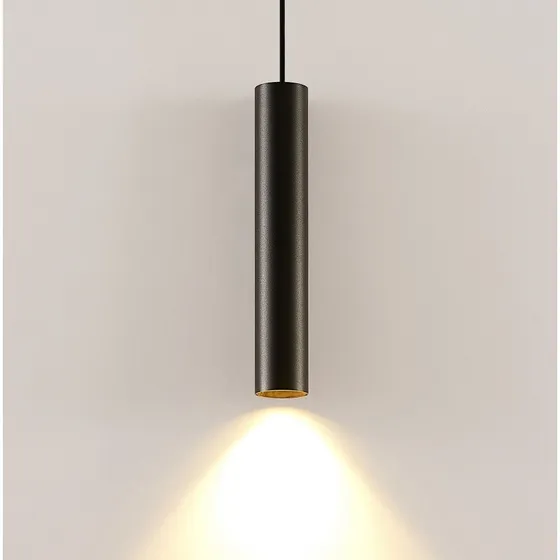 Lampa wisząca Arcchio Ejona, 35 cm, czarna, aluminium
