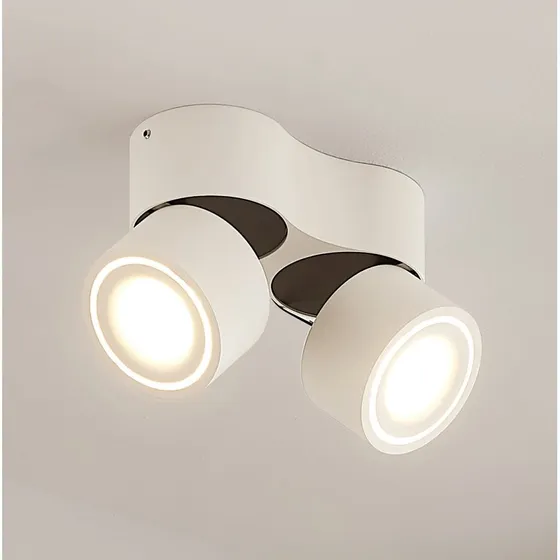 Arcchio Rotari 2 Lampa sufitowa LED 2x6.1W Biała