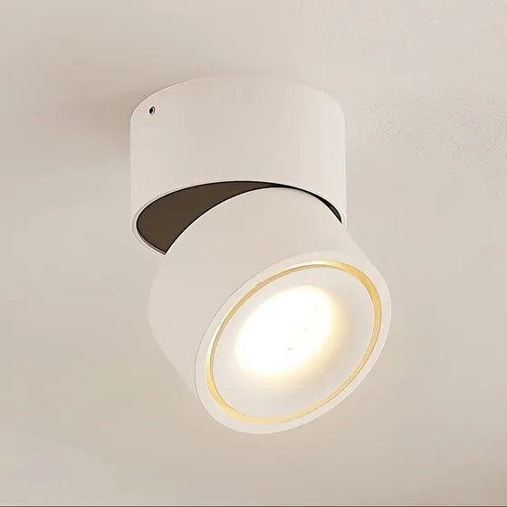 Arcchio Lampa sufitowa Rotari LED 8,9W biała, obrotowa