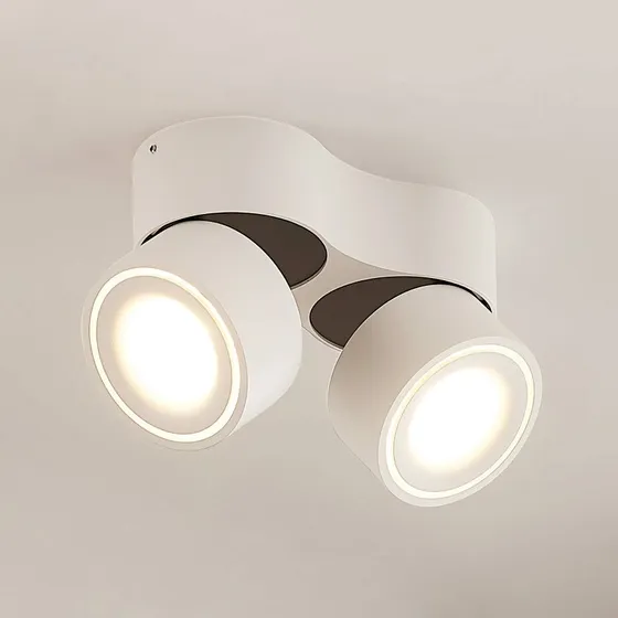 Arcchio Rotari 2 Reflektor LED 2x8,9W Biały