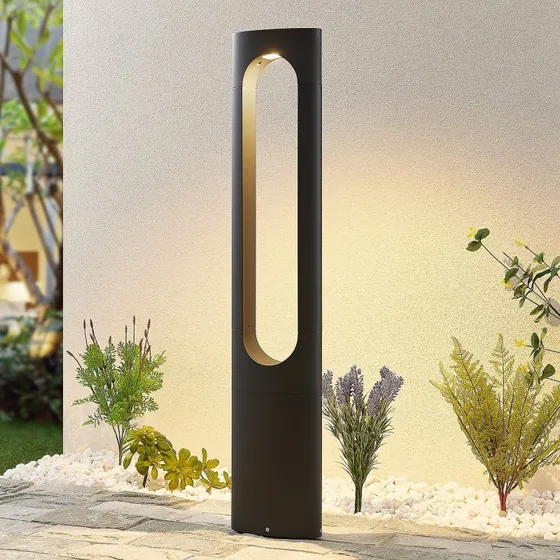 Lucande Fenti LED Lampa Ogrodowa H90 Dark Grey
