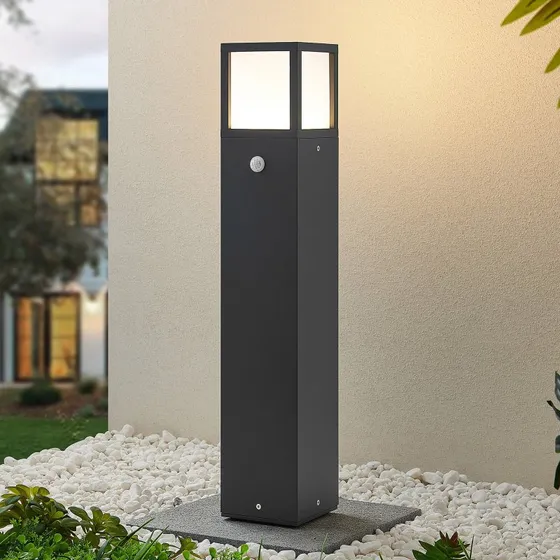 Lucande Dewari LED Lampa Ogrodowa z Czujnikiem Ruchu, 65 cm