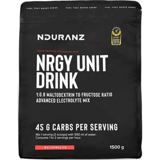 NDURANZ NRGY UNIT DRINK 90 1500g Pomaraczowy