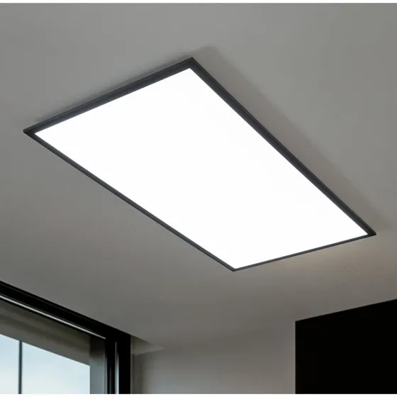 Lindby Nelios Lampa Sufitowa LED 120x60 Black CCT