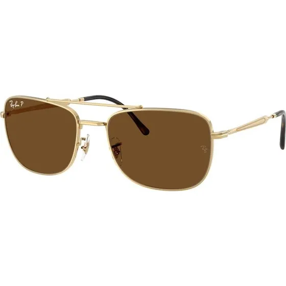 Ray-Ban RB 3755 001/57 62 Z Polaryzacją, Rozmiar L