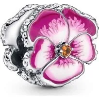 PANDORA Charms Różowy Bratek 790777C01