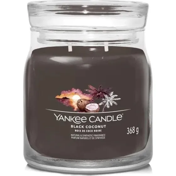 Yankee Candle Świeca zapachowa Black Coconut Signature Jar 368g