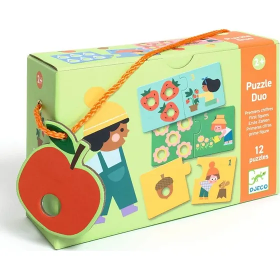 Djeco Puzzle Duo czenie Liczb 2+