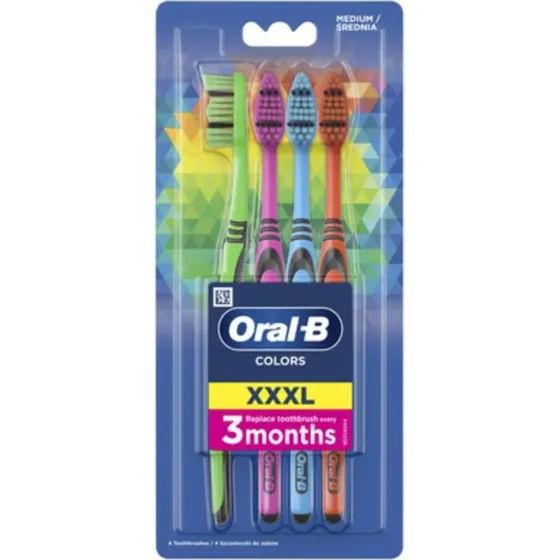 Oral-B Color Collection szczoteczki manualne 4 szt.