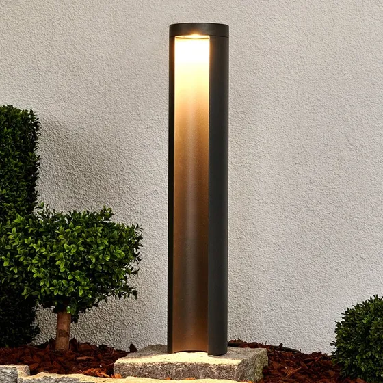 Lucande Jaron Lampa Ogrodowa LED 65 cm Grafit IP54