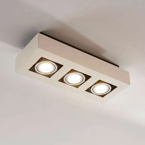 Vince 3 Lampa Sufitowa Arcchio Biała, Aluminium, 3x GU10