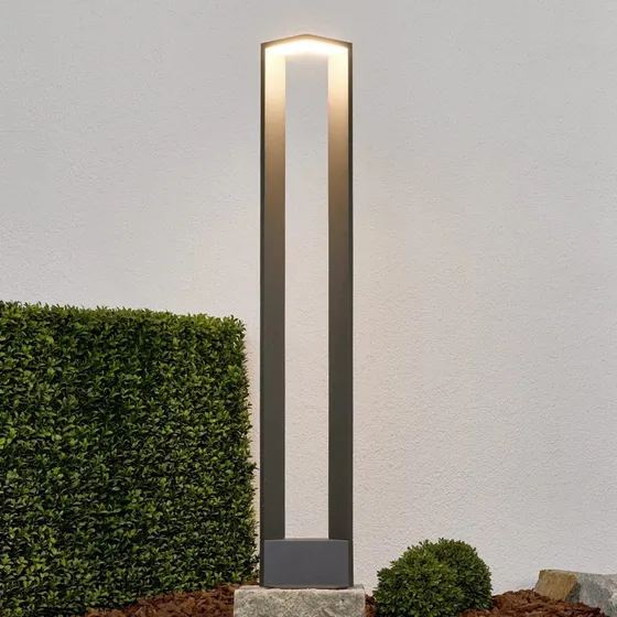 Lucande Jeny Lampa Ogrodowa LED 100 cm - Grafit/Biały